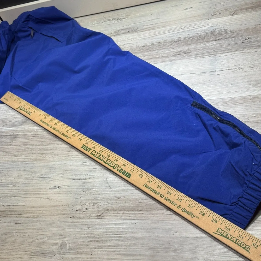 VTG 90S EDDIE BAUER ULTREX BLUE WINDBREAKER TRACK JOGGER PANTS 90S MEN'S SIZE LT